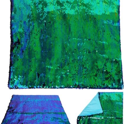 Weighted Lap Pad for Kids 5lbs, 21"x18" Weighted Blanket for Kids, Sequin Lap Pad, Sensory Blanket for Home and Travel, Fun Interactive Sequin Sensory Stimulation to Encourage Focus and Attention