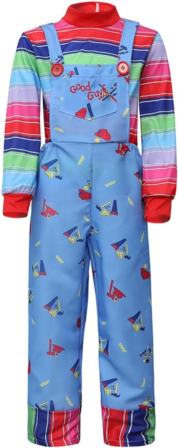 Chucky Costume for Kids Halloween Child's Ghost Costume Toddler Cospaly Outfit - Image 2