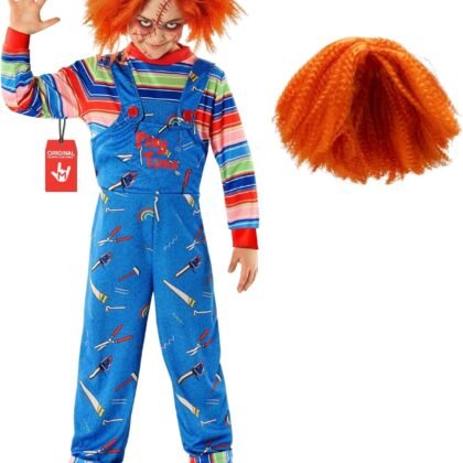 Morph Play Time Killer Costume With Wig Halloween Costumes For Boys Horror Movie Costume Kids Halloween Costumes For Kids