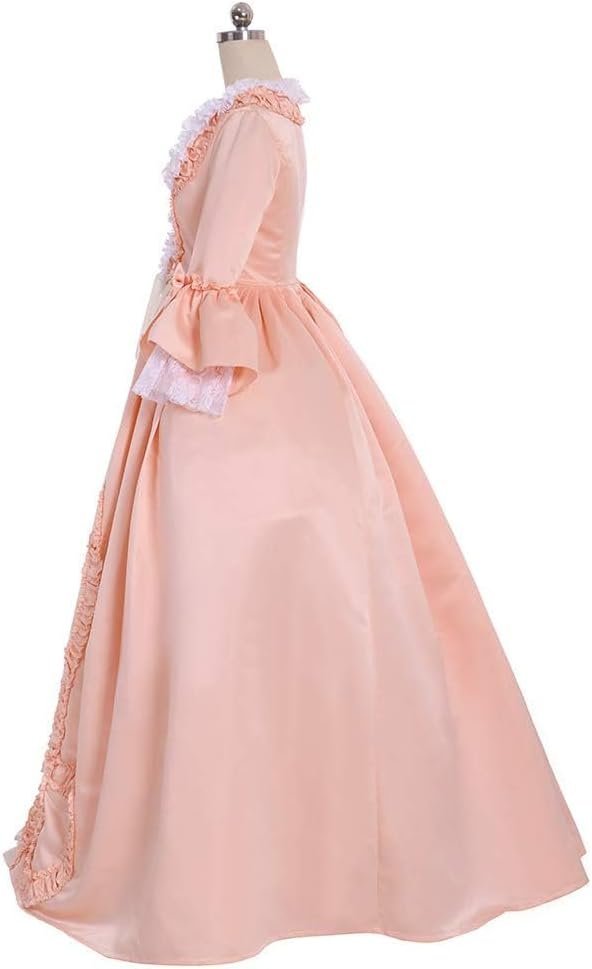CosplayDiy Women's Queen Marie Antoinette Rococo Ball Gown Victorian Dress Costume Pink - Image 3