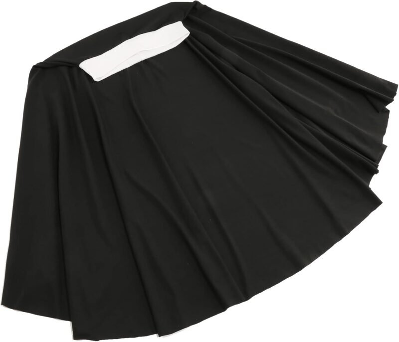 GRAJTCIN Halloween Nun Costume for Women Plus Size 4-Pcs Mother Cosplay Dress Scary Nun Habit - Image 4