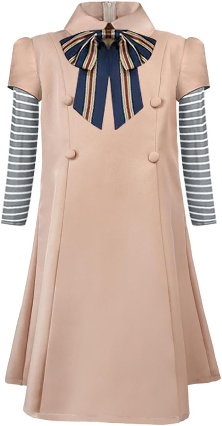 Tempura Women Halloween M3gan Princess Dress Long Sleeve Roleplay School Uniform Horror Movie Costumes