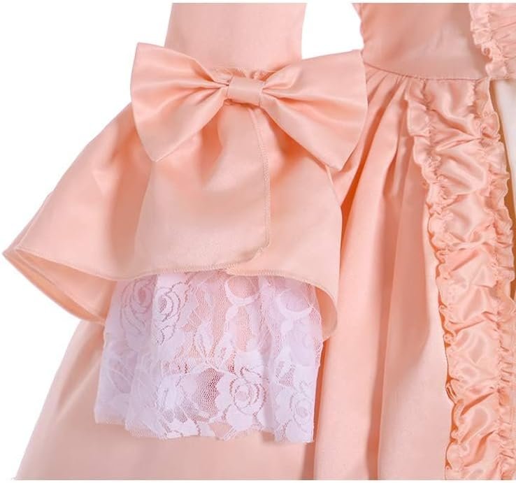 CosplayDiy Women's Queen Marie Antoinette Rococo Ball Gown Victorian Dress Costume Pink - Image 6