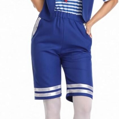 Xplanet Robin Scoops Ahoy Sailor Student Costume for Womens Girls Adult Cosplay Set