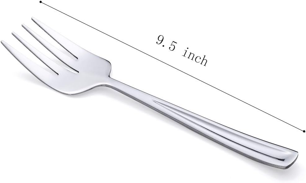 GoGeiLi Stainless Steel Large Serving Fork Set, 9.5-inch Big Serving Fork for Party, Banquet, Buffet, Dishwasher Safe, Set of 3 - Image 4