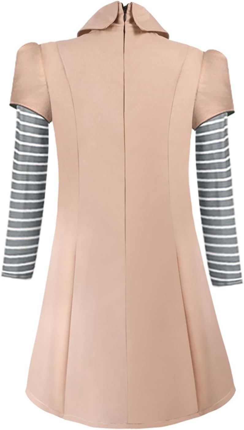 Tempura Women Halloween M3gan Princess Dress Long Sleeve Roleplay School Uniform Horror Movie Costumes - Image 4