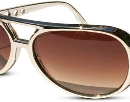 NEON NATION Celebrity Rockstar 50s 60s Large Las Vegas Costume Sunglasses Disco Glasses