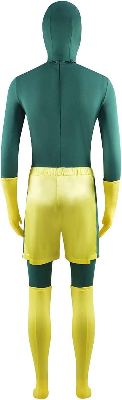 Vision Cosplay Costume Jumpsuit Cloak Wanda Maximoff Scarlet Witch Outfits Halloween Adult Men's Full Set (Vision Costume B, Medium) - Image 7