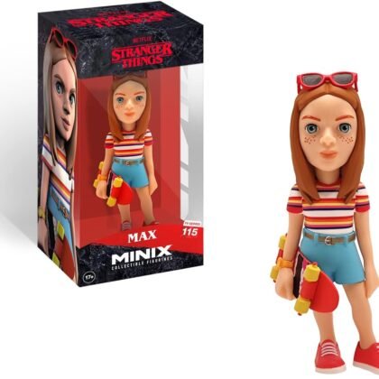 MINIX Bandai Stranger Things Max Model | Collectable Max Stranger Things Figure | Bandai Stranger Things Merchandise Range | Stranger Things Figures Make Great Stranger Things Gifts