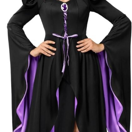 Spooktacular Creations Classic Witch Womens Halloween Costumes 2025, Costume with Witch Dress Hat Accessory for Cosplay