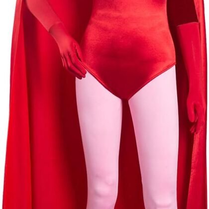 Adult Cosplay Bodysuit Halloween Witch Jumpsuit Costume Outfit Cloak Cape Suit Set