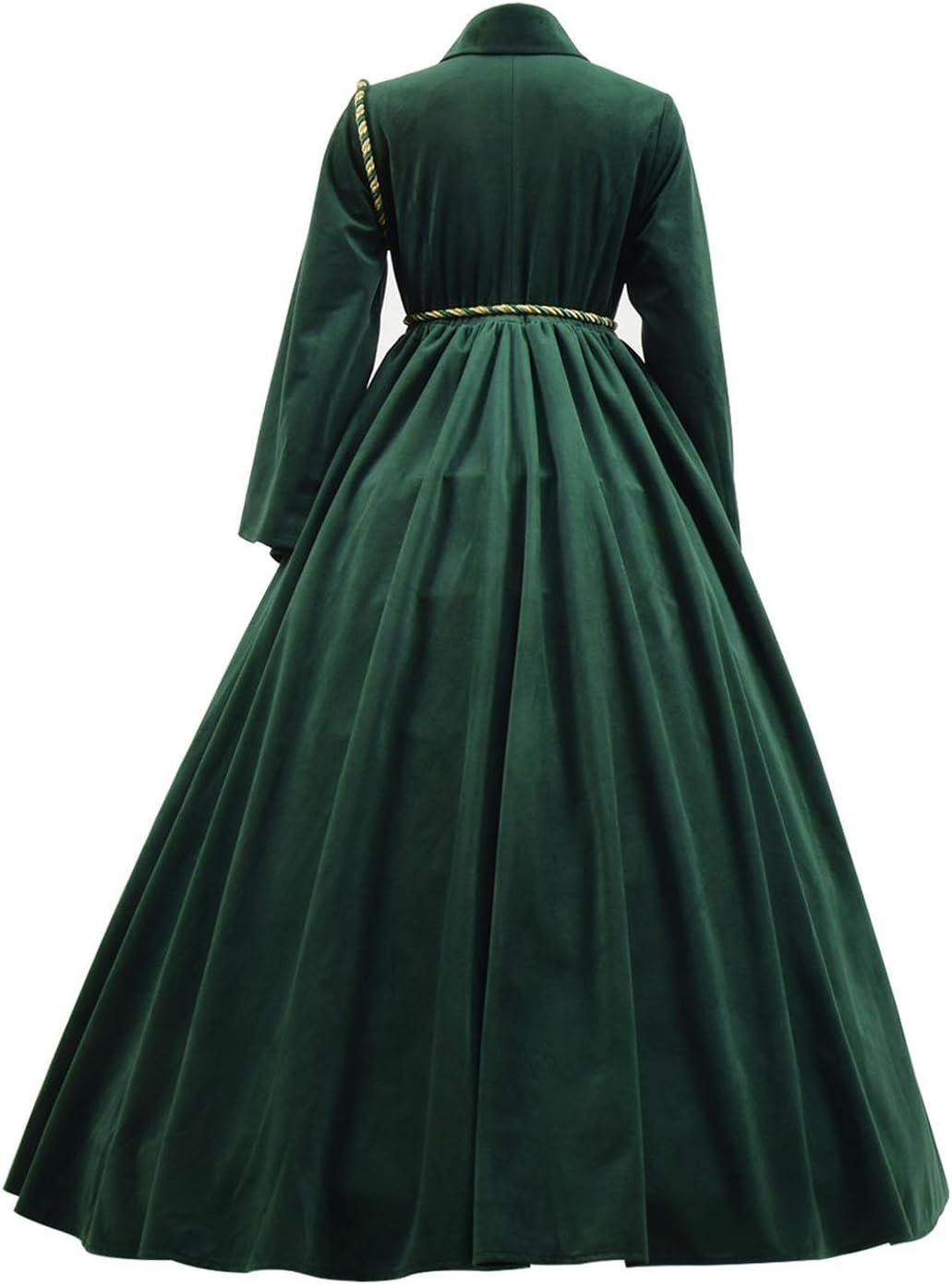 Classic Movie Gone Wind Scarlett Costume Women Green Fancy Dress Costume - Image 5