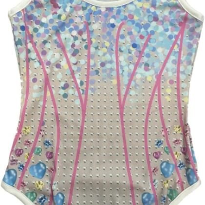 Kids Girls Bodysuit Halloween Cosplay Costume Dress Up Concert Outfit Singer Fans Dance Leotard Swimsuit