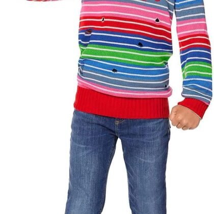 Spirit Halloween Chucky Kids Good Guys Costume Kit| Officially Licensed | Horror | Chucky Costumes Kit