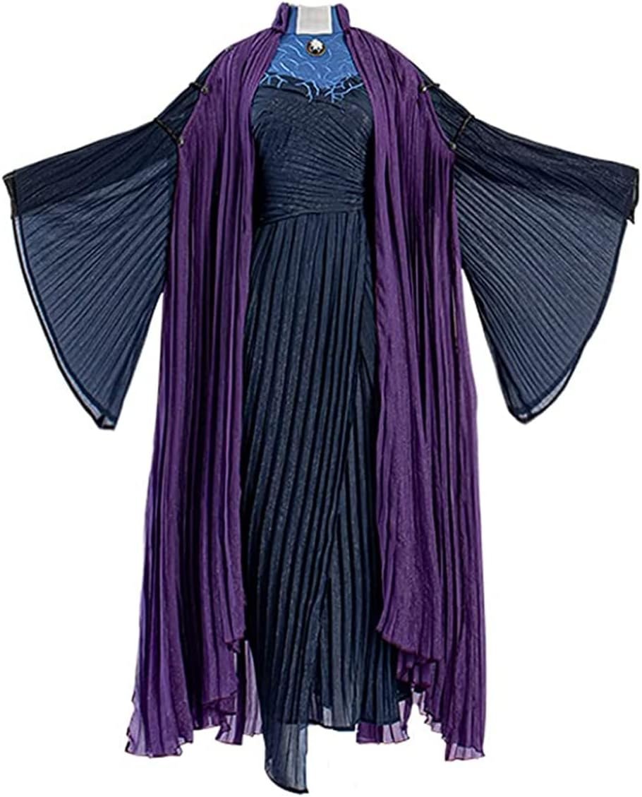 Womens Wanda Agatha Harkness Costume Scarlet Witch Halloween Dresses Outfits