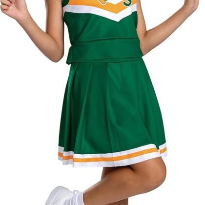 Disguise Hawkins Tigers Cheerleader Costume for Kids, Official Stranger Things Costume Outfit
