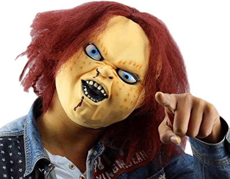 YOOYOO Scary Halloween Mask Creepy Kids Latex Horror Masks Adult Chucky Action Figures Masquerade Costume Accessories Party - Image 2