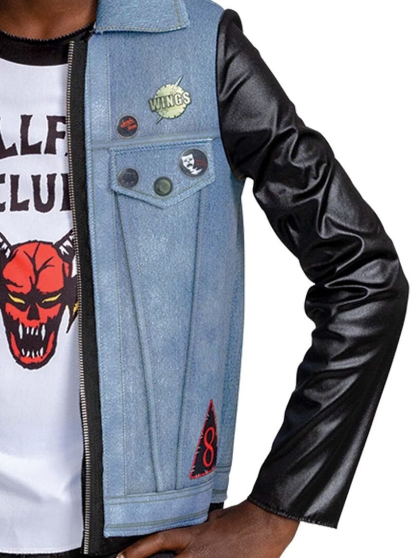 Disguise Eddie Costume for Kids, Official Stranger Things Costume Jacket Top - Image 5