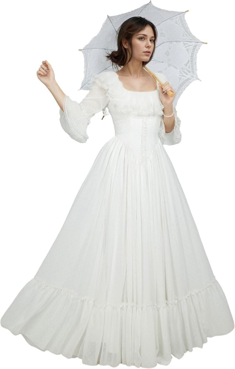 miccostumes Women's Rococo Dress Marie Antoinette Costume Ball Gown Victorian Dress