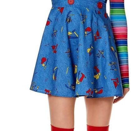 Spirit Halloween Child's Play Good Guys Chucky Dress Costume | Officially licensed | Horror Costume