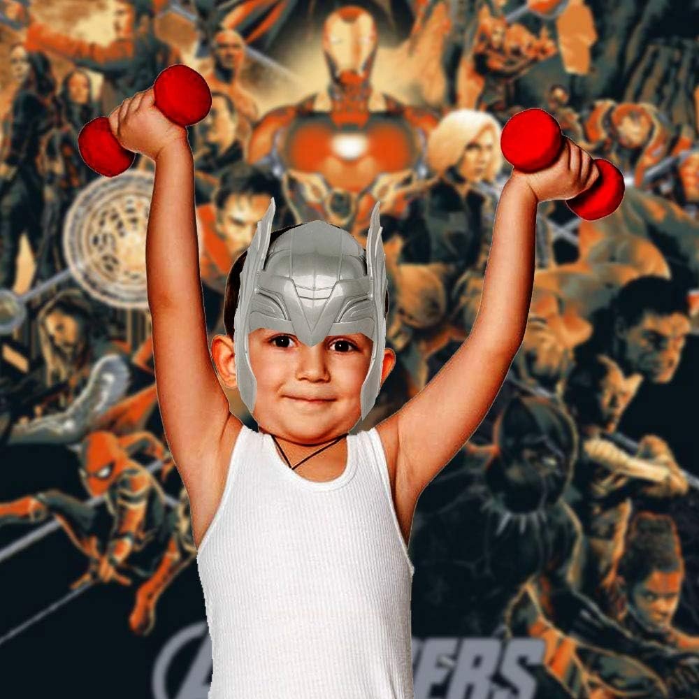 Superhero mask for Kids,Superhero Costumes Children's Birthday Parties, Boy Mask Toys Gifts for Halloween Cosplay Parties - Image 8