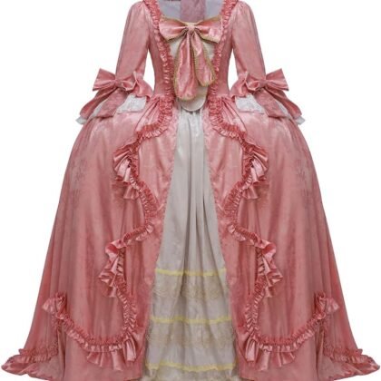 Court Rococo Baroque Marie Antoinette Ball Dresses 18th Century Georgian Era Costumes Dress Victorian Ball Gown