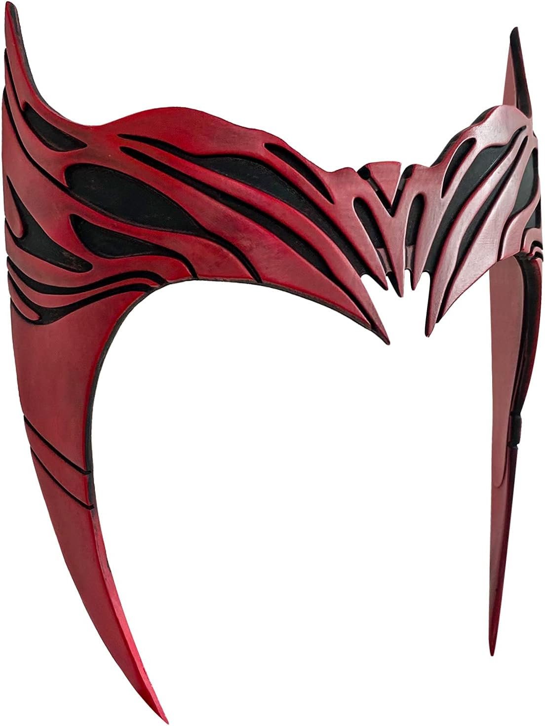Scarlet Witch Headpiece Crown Cosplay 2021 TV Shows WandaVision Wanda Maximoff Headband Mask Halloween Costume Accessories - Image 6