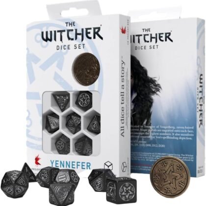 Q-Workshop Witcher Dice Set. Yennefer - Q-Workshop Obsidian Star
