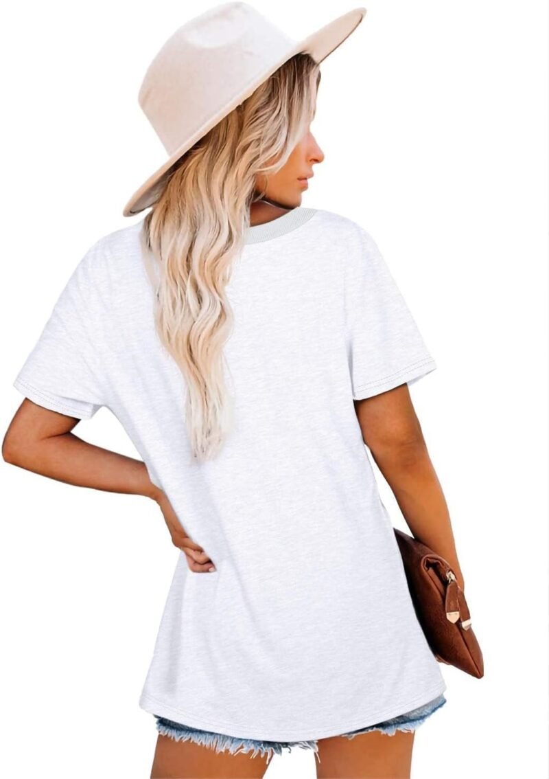 Country Music A Lot Going On at The Moment Shirt for Women Letters Graphic Music City Vacation Shirt Tee Outfits - Image 4