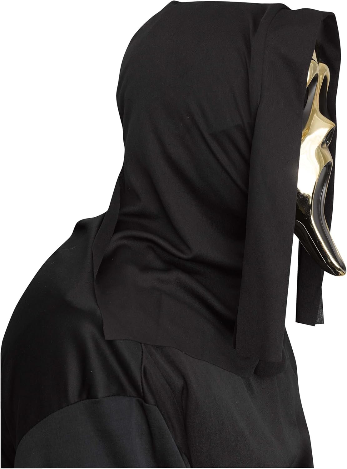 Fun World Officially Licensed Ghost Face Gold Chrome Plated Mask - Image 2