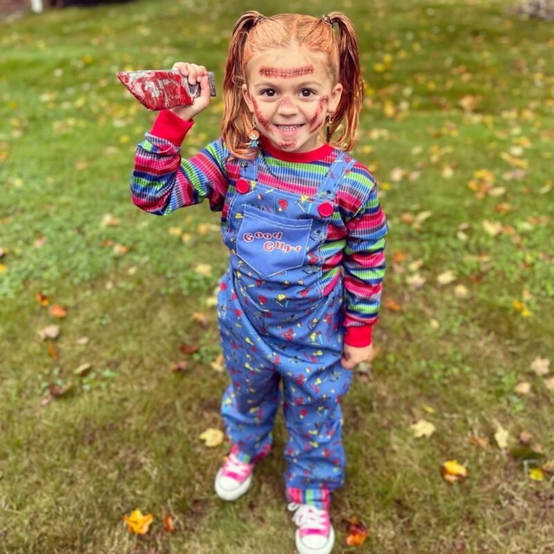 25 Sheets Halloween Zombie Stitches Temporary Tattoos, Fake Chucky Scars Bloody Wound Vampire Tattoos Realistic Stickers for Chucky Costume Cosplay Horror Makeup Pranks Party Kids Men Women - Image 5