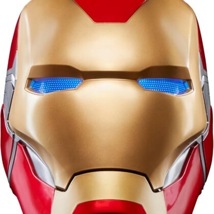 Marvel Legends Series Iron Man Premium Electronic Helmet with Light FX, Avengers: Endgame Adult Collectible Roleplay Gear