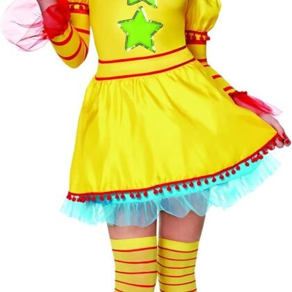 Spirit Halloween Killer Klowns from Outer Space Adult Shorty Costume | Officially Licensed | Clown Cosplay