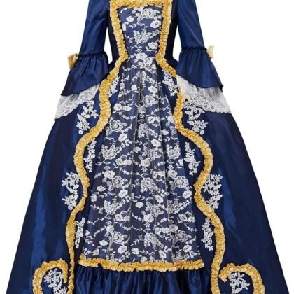 CosplayDiy Queen Marie Antoinette Dress Women's Rococo Ball Gown 18th Century Victorian Dress Costume