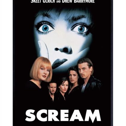 FatCat Wall Graphics Scream - 1996 Movie Poster Frameless Gift 12 x 18 inch（30cm x 46cm）-LT-071