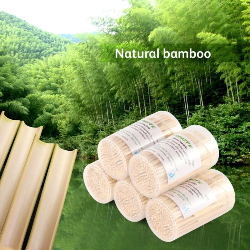 Mini Bamboo Forks 3.5 inch, Cocktail Forks Appetizer Forks, Small Wood Forks for Fruit, Disposable Tiny Food Picks for Party，Charcuterie Supplies Accessories, Wooden Toothpicks Fork. 110 PCS - Image 4