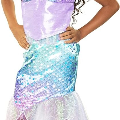 Disney The Little Mermaid Ariel’s 2 Piece Dress - Mermaid Under The Sea Fashion Outfit
