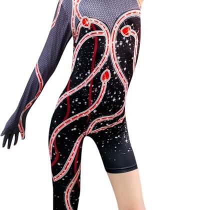 Girls Snake Costume Outfit Little Kids Singer Concert Bodysuit Cosplay Jumpsuit