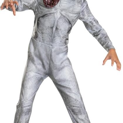 Disguise Tweens Demogorgon Costume, Official Kids Stranger Things Costume Jumpsuit With Headpiece