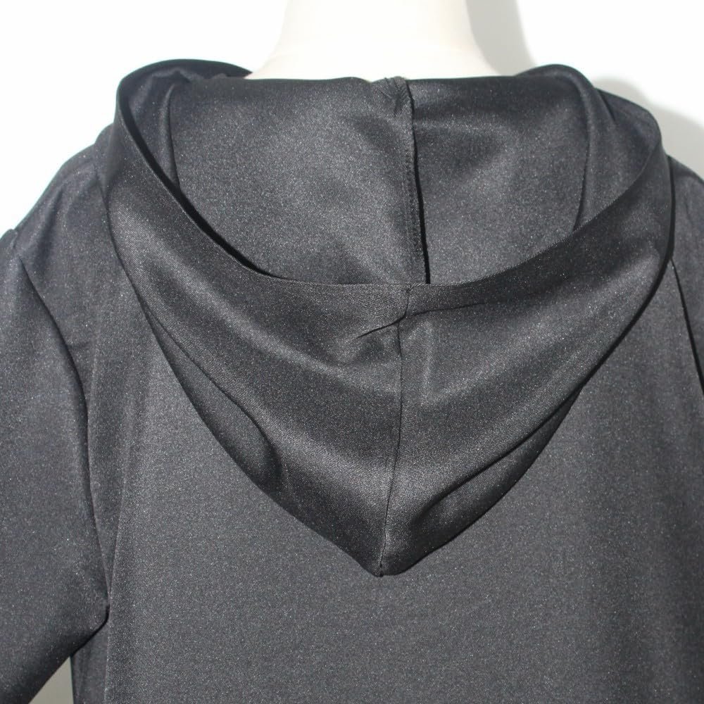 Anime Cosplay Costume Anime Hooked Outfit Black Robe Men Halloween - Image 6