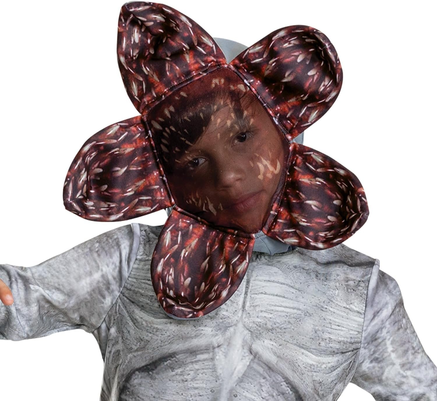 Disguise Tweens Demogorgon Costume, Official Kids Stranger Things Costume Jumpsuit With Headpiece - Image 3