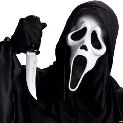 Fun World Scream Mask & Horror Knife