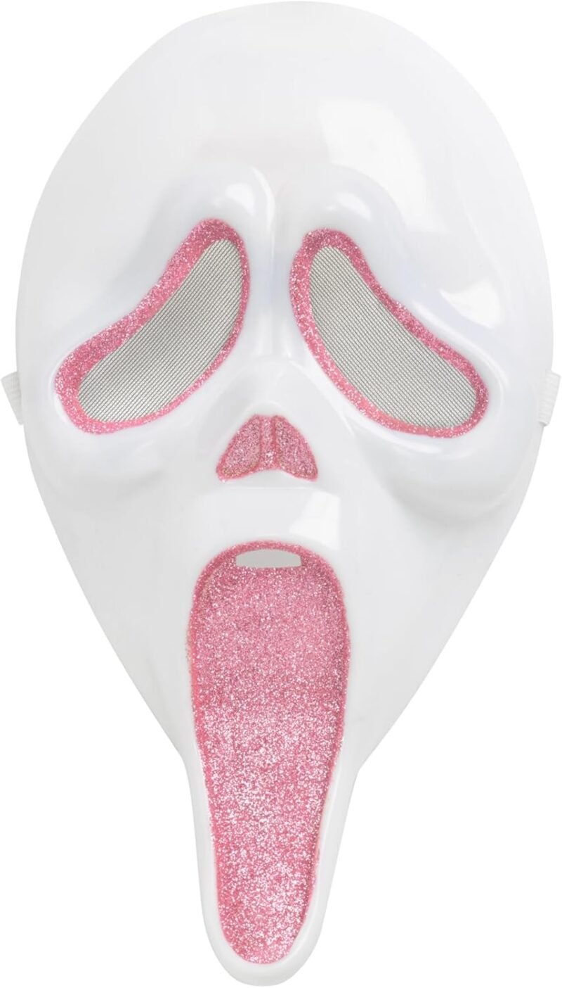 Fun World Girls Ghost Face Pink Sparkle - Image 9