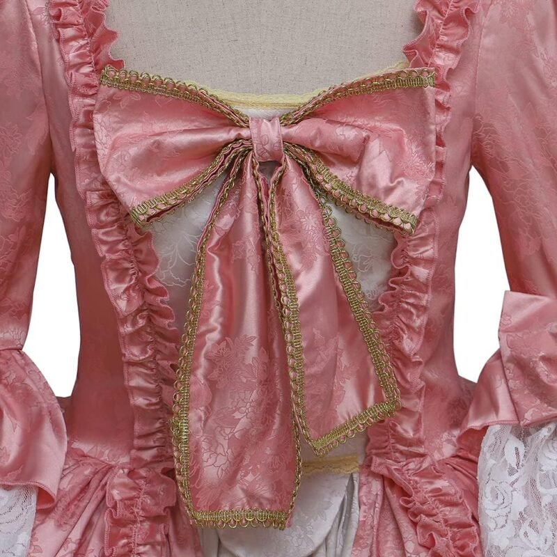 Court Rococo Baroque Marie Antoinette Ball Dresses 18th Century Georgian Era Costumes Dress Victorian Ball Gown - Image 5