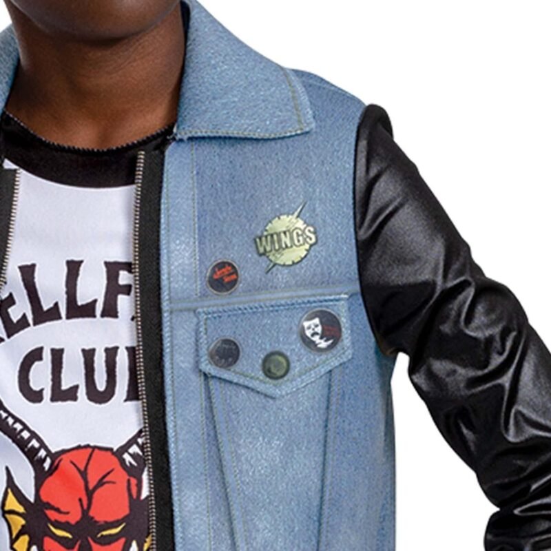 Disguise Eddie Costume for Kids, Official Stranger Things Costume Jacket Top - Image 4