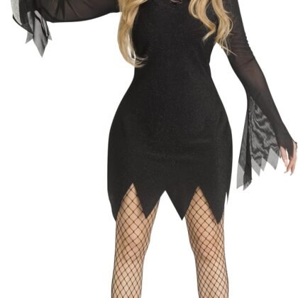 Fun World Womens Ghost Face Deluxe Bling Dress Costume