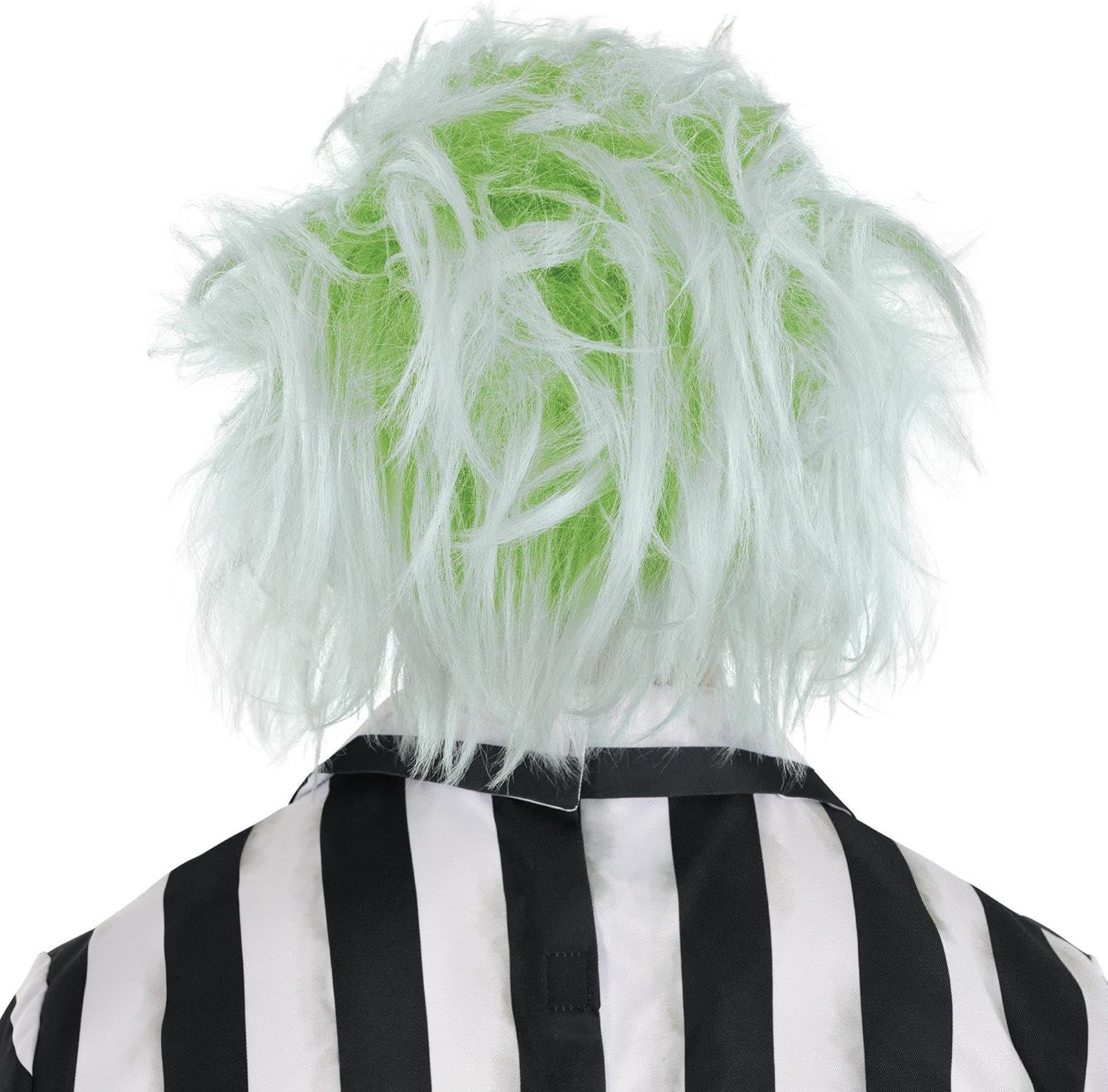 Party City Beetlejuice Wig Costume Accessory for Adults - Costume Includes Wacky Wig with Green & Gray Hair Color - Costumes for Halloween, Birthday Parties, & Themed Events - Image 3