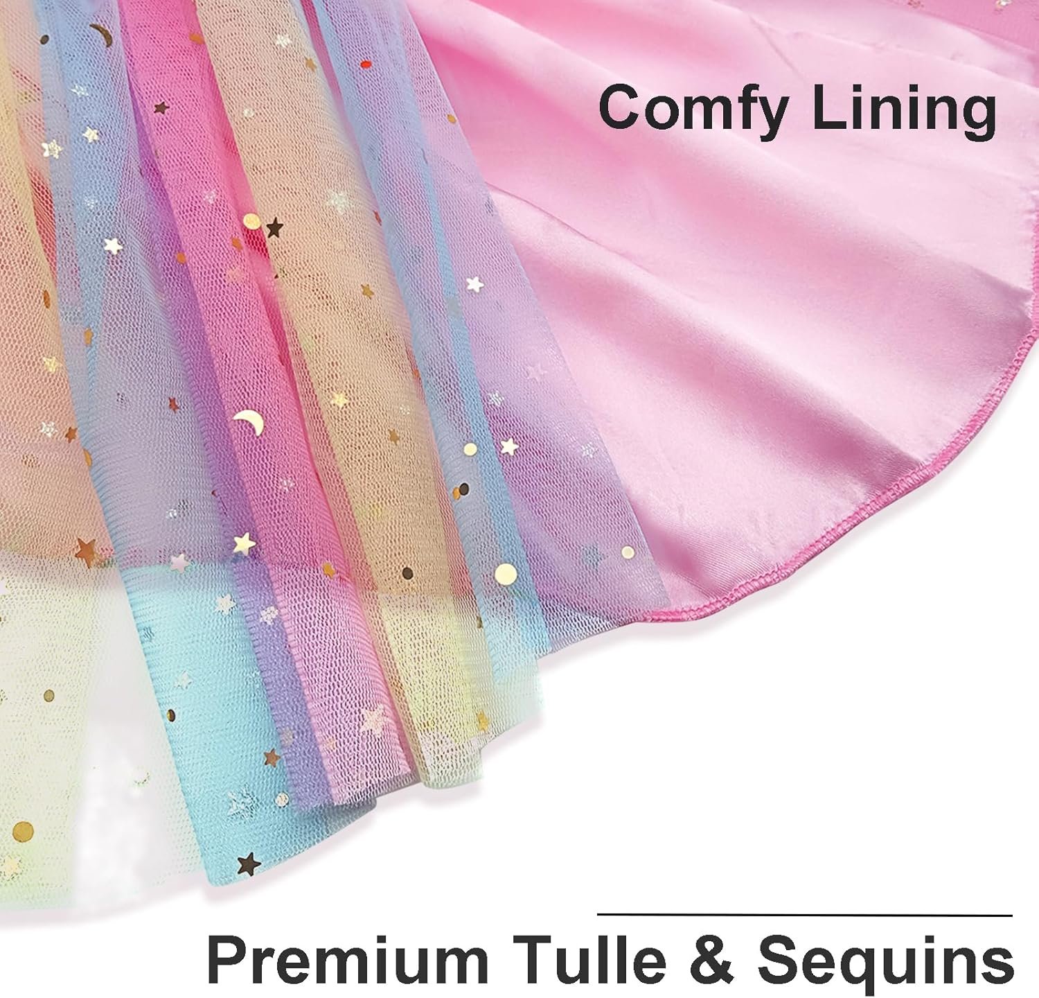 iROLEWIN Kids Superhero-Capes-Costumes for Girls Princess Dress-Up Fairy Cape Mask Tutu as Halloween Birthday Gifts Toys - Image 7