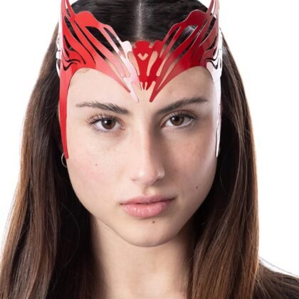 Marvel Scarlet Witch Tiara Wanda Maximoff Costume Crown Headpiece for Women
