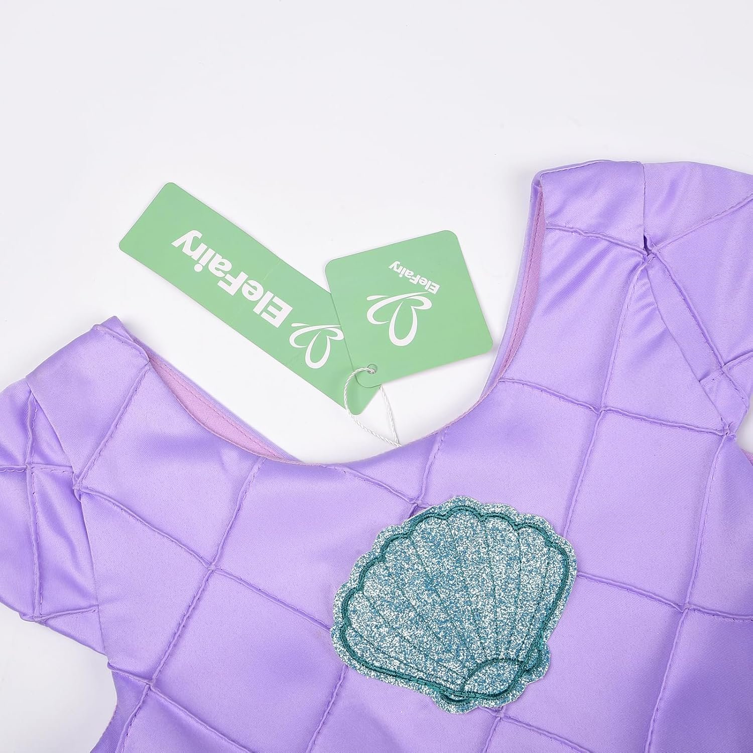 Little Mermaid Costume for Girls Ariel Dress Up Outfit Kids Mermaid Birthday Party Gown Halloween Costume 3-9Y - Image 3